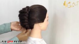 آموزش بافت حلزونی مو + مدل بافت موی عروس