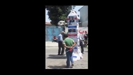 Burning Obelisk Iran Royan 2014