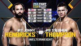 مبارزه Stephen Thompson vs Johny Hendricks