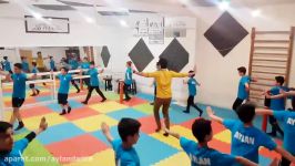 کلاس آموزشی رقص آذربایجانی کودکان در تهران  تمرین کودکان آیلان