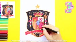 How to draw Spain National Football Team Logo