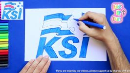 How to draw and color Iceland National Football Team Logo