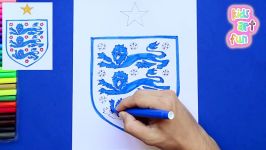 How to draw England National Football Team Logo