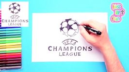 How to draw the UEFA Champions League Logo