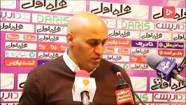 کنفرانس خبری منصوریان قنبری پس بازی ذوب آهن استقلال خوزستان