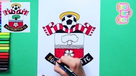 How to draw Southampton F.C. Logo Premier League