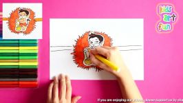 How to draw Bal Hanuman Rakhi