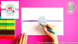 How to draw Doraemon Rakhi