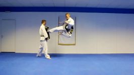 Taekwondo JumpFlying Side Kick Tutorial  GNT How to