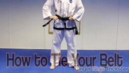 How to Tie Your Belt for Martial Arts Taekwondo  GNT Tutorial