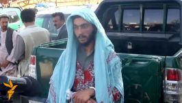 افغانستان  یک مرد مخالف مسلح دولت لباس زنانه، بازداشت شد