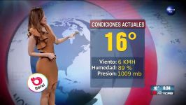 Gaby Lozoya clima 18 de febrero 2019 HD بلوز شلوار دامن پیراهن