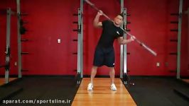 Barbell Side Bend  تقویت عضلات شکم پهلو