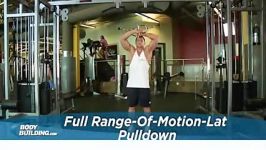 Full Range Of Motion Lat Pulldown