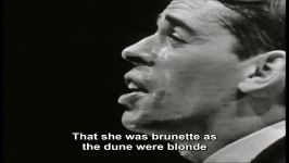 Jacques Brel  La Fanette english subtitles