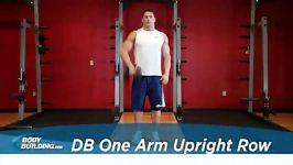 Dumbbell One Arm Upright Row