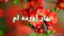 بهار آورده ام،رضا کاظمی، خوانش شیدا حبیبی