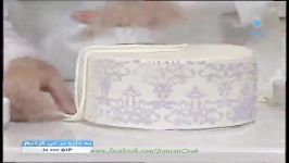 ویژه عید نوروز  تزیین کیک روکش شده خمیر فوندانت
