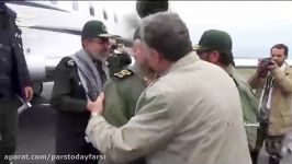 ورود فرمانده کل سپاه پاسداران انقلاب اسلامی به مناطق سیل زده گلستان