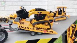 Construction Site Toys Excavator Truck and Front Loader For Children