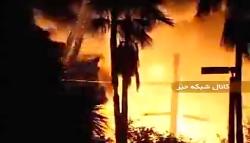 آمریکا در پی اتصال برق آتش سوزی در فلوریدا برق هزاران خانه قطع شد