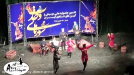رقص آذربایجانی زیبا کاری گروه آلتای در شهر شیراز علی فرشچی