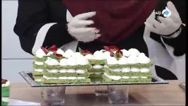 ویژه عید نوروز  خانم امیری آموزش طرز تهیه کیک اسفناج