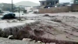 سیل بسیار شدید در یکی روستاهای شهرستان چرداول