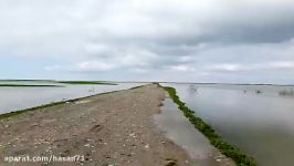 لحظه انفجار جاده چارقلی به گمشیان برای خروج سیل