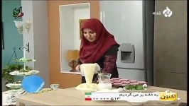 ویژه عید نوروز  خانم بخشی  طرز تهیه کیک فنجانی نعنایی