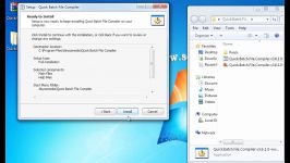 فیلم آموزش نصب Quick Batch File Compiler v3.6.1.