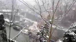 ❄بارش برف بهاری در شهر تاریخی ماسوله