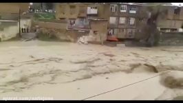 طغیان وحشتناک رودخانه ها سیل ویرانگر در لرستان