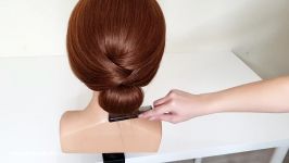 آموزش مدل موی مجلسی زنانه روشی ساده آسان