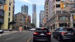 Driving Downtown  Torontos Main Street 4K  Canada