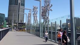 Melbourne Australia City center in 4K