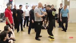آموزش نحوه هل دادن دفاع آن در وینگ چون  Wing Chun