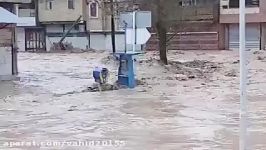 سیل سیلاب در خرم آباد لرستان