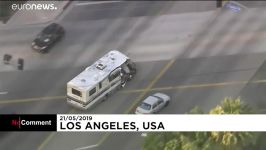 راننده خوردو سرقتی در لس آنجلس حادثه آفرید