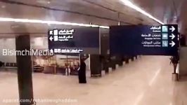 فیلم لحظه برخورد موشک کروز یمنی‌ها به فرودگاه ابها عربستان