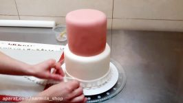 تزیین کیک تولد فوندانت لوازم قنادی نارمیلا