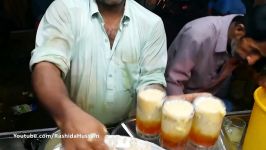 بستنی انبه کولفی فالودا  لیمو سدیم  غذای خیابانی کراچی پاکستان