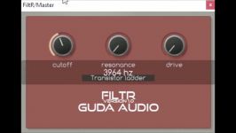 FiltR version 1.0 by Guda Audio