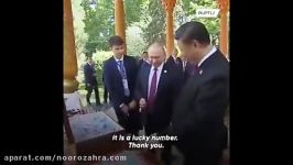 هدایای پوتین به رئیس جمهور چین در سالروز تولدش