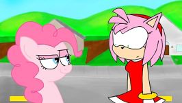 سونیک  amy vs pinkie pie