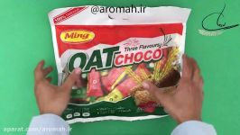 شکلات جو دو سر مغذی سه طعمی اوت چوکو OAT CHOCO