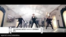 وقتی bts در billboard music awards 2017 برنده میشن