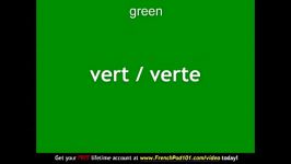 Learn French  French Color Vocabulary.
