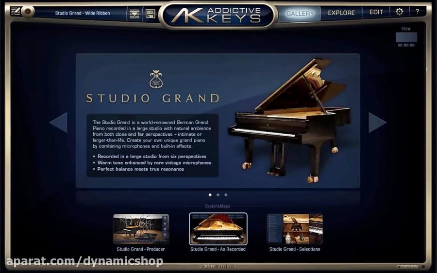 دانلود آخرین نسخه وی اس تی پیانو XLN Audio Addictive Keys Complete v1.1.5 R2R