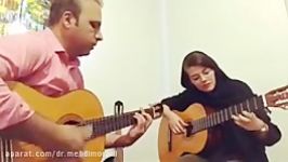 اجرای آهنگ خاطره انگیز ابی توسط هنرجوی گیتار استاد مهدی مرادی